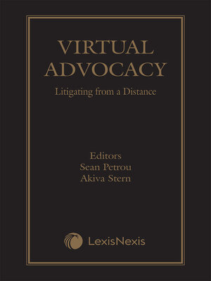 cover image of PrintVirtual Advocacy: Litigating from a Distance